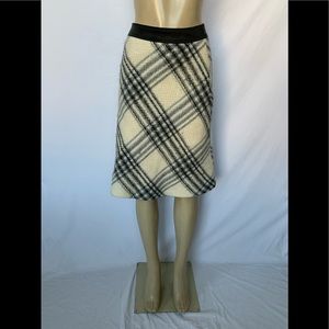 Kumikyoku Japanese Brand Size 2 Plaid A-Line Skirt